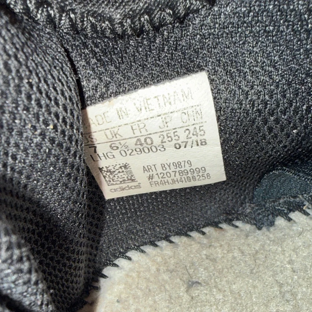 Adidas Black Athletic Sneakers